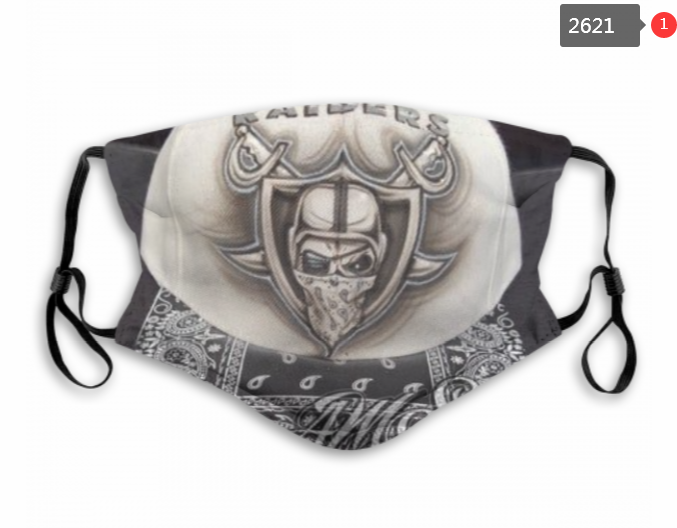 NFL Oakland Raiders #37 Dust mask with filter